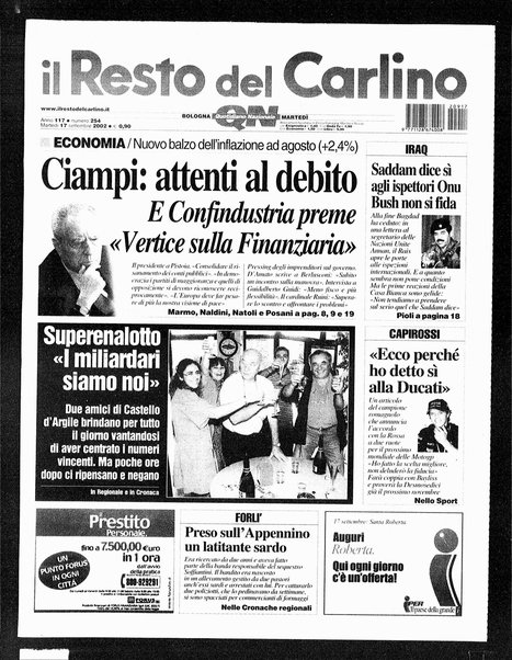 Il Resto del Carlino : giornale dell'Emilia